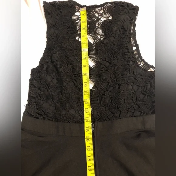 Charlotte Russe, black, L, lace bodice and skater style skirt - Picture 8 of 10